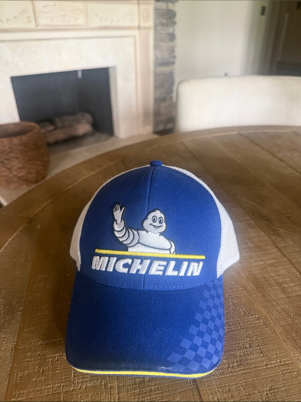 Michelin Michelin Man Blue & White Mesh Trucker Hat